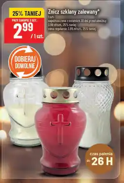 Polomarket Znicz szklany zalewany oferta