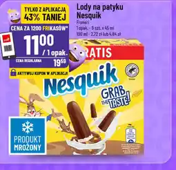 Polomarket Lody na patyku Nesquik oferta