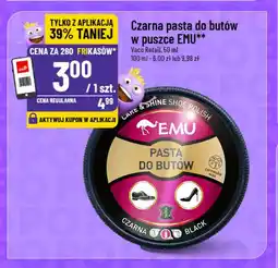 Polomarket Czrna pasta do butów w puszce EMU oferta