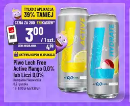 Polomarket Piwo Lech Free Active Mango 0,0% lub Liczi 0,0% oferta