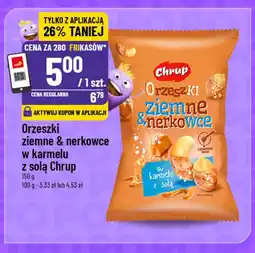 Polomarket Orzeszki ziemne & nerkowce w karmelu z solą Chrup oferta