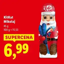 Lidl Mikołaj czekoladowy 45 g KitKat oferta