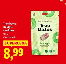 Lidl Daktyle smakowe 100 g, różne rodzaje True Dates oferta