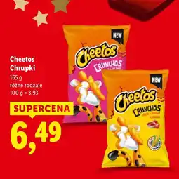 Lidl Chrupki 165 g, różne rodzaje Cheetos oferta