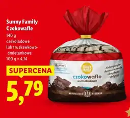 Lidl Czokowafle 140 g czekoladowe Sunny Family oferta