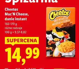 Lidl Danie instant Mac'N Cheese, różne rodzaje Cheetos oferta