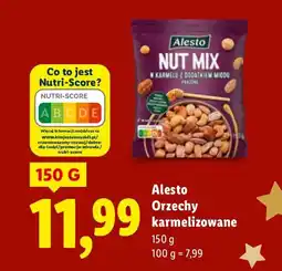 Lidl Orzechy karmelizowane 150 g Alesto oferta