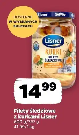 Netto Filety śledziowe z kurkami 600 g Lisner oferta