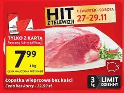 Intermarche Łopatka wieprzowa bez kości Intermarche oferta