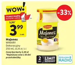 Intermarche Majonez Dekoracyjny WINIARY oferta