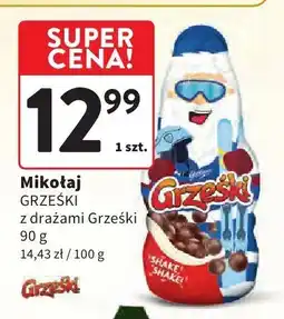 Intermarche Mikołaj czekoladowy GRZESKI z drażami Grzeski oferta