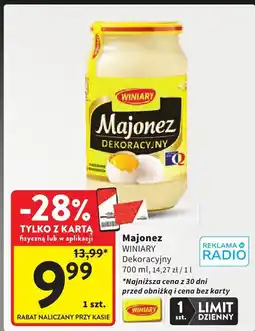 Intermarche Majonez Dekoracyjny WINIARY oferta