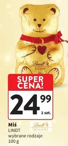Intermarche Miś czekoladowy LINDT Teddy wybrane rodzaje oferta