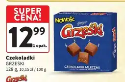 Intermarche Czekoladki Grzeski mleczne oferta