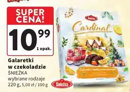 Intermarche Galaretki w czekoladzie Sniezka Cardinal wybrane rodzaje oferta
