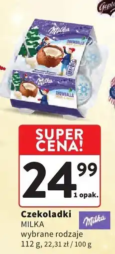 Intermarche Czekoladki MILKA wybrane rodzaje oferta