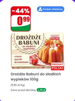 Dino Drożdże do słodkich wypieków Babuni oferta