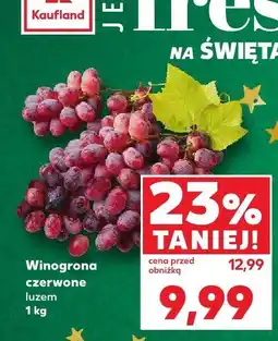 Kaufland Winogrona czerwone luzem Kaufland oferta