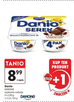 Intermarche Serek Danio DANONE wybrane rodzaje oferta