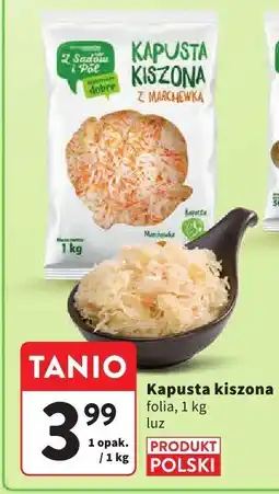 Intermarche Kapusta kiszona folia Z SADÓW I PÓL luz oferta