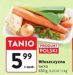Intermarche Włoszczyzna taca Intermarche oferta