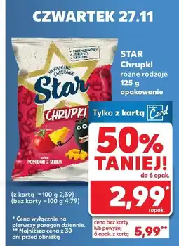 Kaufland Chrupki różne rodzaje Star oferta