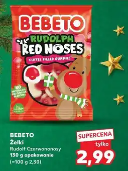 Kaufland Żelki Rudolf Czerwononosy Bebeto oferta