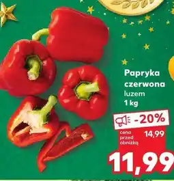 Kaufland Papryka czerwona luzem 1 kg Kaufland oferta