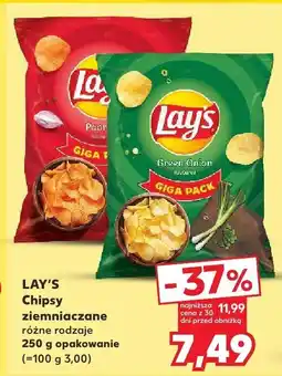 Kaufland Chipsy ziemniaczane różne rodzaje Lay's oferta