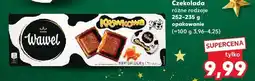 Kaufland Czekolada różne rodzaje Wawel oferta