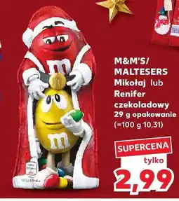 Kaufland Mikołaj / Renifer czekoladowy M&M'S oferta