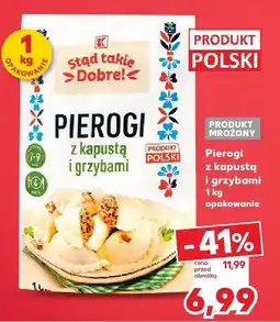 Kaufland Pierogi z kapustą i grzybami K-Stąd Takie Dobre oferta