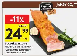 Intermarche Boczek parzony PROSTO Z WĘDLINIARNI oferta