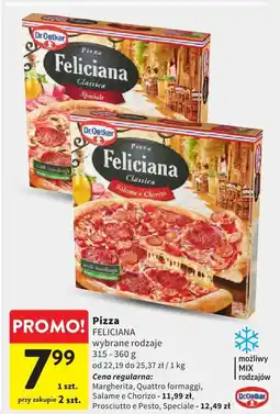 Intermarche Pizza FELICIANA wybrane rodzaje oferta