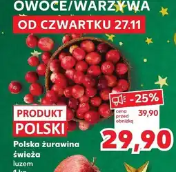 Kaufland Żurawina polska świeża luzem Kaufland oferta