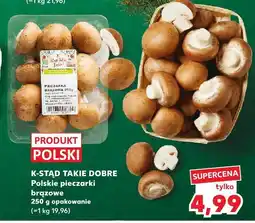 Kaufland Pieczarki brązowe polskie K-Stąd Takie Dobre oferta