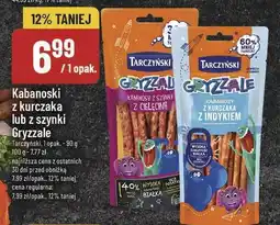 Polomarket Kabanossi z kurczaka lub z szynki Gryzzale Tarczyński oferta