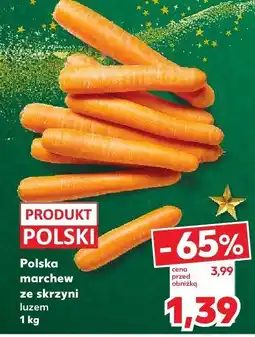 Kaufland Marchew polska ze skrzynki luzem 1 kg Kaufland oferta
