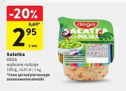 Intermarche Sałatka DEGA wybrane rodzaje oferta
