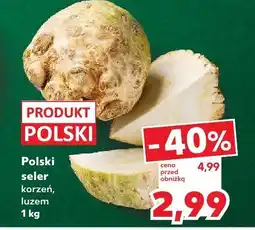 Kaufland Seler korzeń polski luzem 1 kg Kaufland oferta