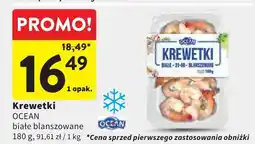 Intermarche Krewetki OCEAN białe blanszowane oferta