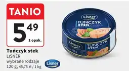 Intermarche Tuńczyk stek LISNER wybrane rodzaje oferta