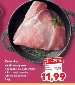 Kaufland Żeberka ekstramięsne 1 kg Kaufland oferta