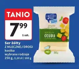 Intermarche Ser żółty Z MLECZNEJ DROGI kostka wybrane rodzaje oferta