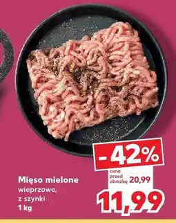 Kaufland Mięso mielone wieprzowe 1 kg Kaufland oferta