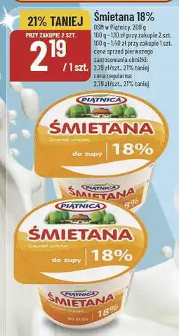 Polomarket Śmietana 18% Piątnica oferta