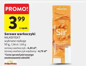 Intermarche Serowe warkoczyki MILKEFFEKT wybrane rodzaje oferta