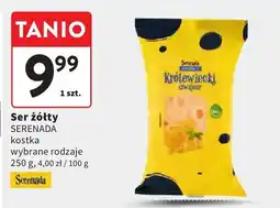 Intermarche Ser żółty SERENADA kostka wybrane rodzaje oferta