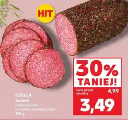 Kaufland Salami z papryką / w ziołach prowansalskich Gzella oferta