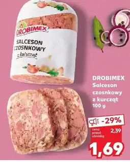 Kaufland Salceson czosnkowy z kurcząt 100 g Drobimex oferta